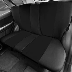 Light & Breezy Full Coverage Car Seat Covers - Full Set Black(Light Amp Breezy Full Coverage Car Seat Covers Full Set Black) 7 Light & Breezy Full Coverage Car Seat Covers - Full Set Black(Light Amp Breezy Full Coverage Car Seat Covers Full Set Black) -FH Group FB039115black 3