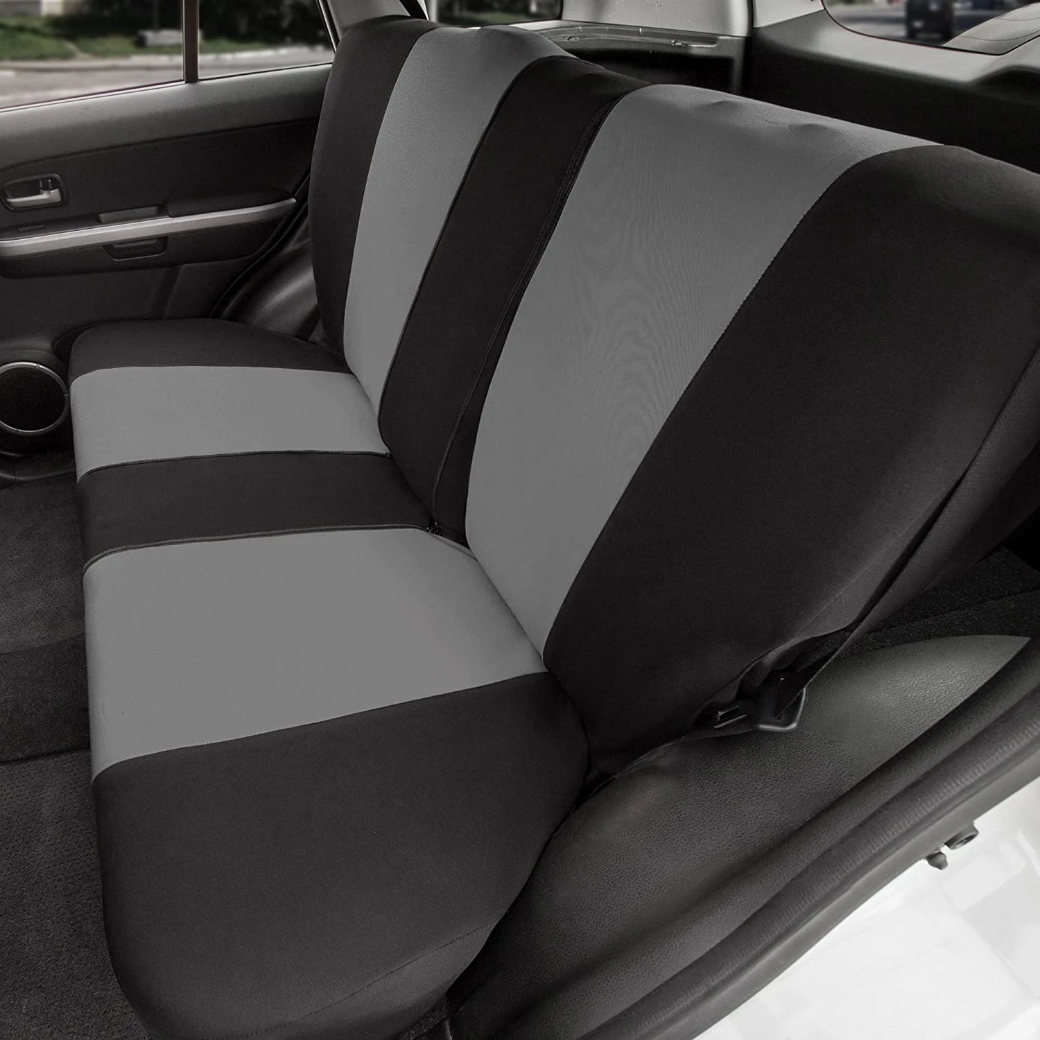 Light & Breezy Full Coverage Car Seat Covers - Full Set Gray(Light Amp Breezy Full Coverage Car Seat Covers Full Set Gray) 5 Light & Breezy Full Coverage Car Seat Covers - Full Set Gray(Light Amp Breezy Full Coverage Car Seat Covers Full Set Gray) - Image 5
