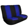 Full Coverage Flat Cloth Seat Covers - Rear Blue(Full Coverage Flat Cloth Seat Covers Rear Blue)