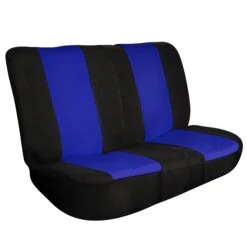 Full Coverage Flat Cloth Seat Covers - Rear Blue(Full Coverage Flat Cloth Seat Covers Rear Blue)
