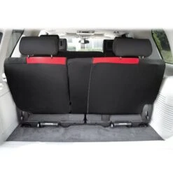 Full Coverage Flat Cloth Seat Covers - Rear Red(Full Coverage Flat Cloth Seat Covers Rear Red) 27 Full Coverage Flat Cloth Seat Covers - Rear Red(Full Coverage Flat Cloth Seat Covers Rear Red) -FH Group FB039red main