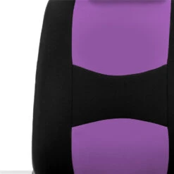 Flat Cloth Seat Covers - Front Set Purple(Flat Cloth Seat Covers Front Set Purple) 6 Flat Cloth Seat Covers - Front Set Purple(Flat Cloth Seat Covers Front Set Purple) -FH Group FB050102purple detail