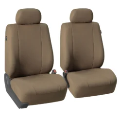 Supreme Cloth Seat Covers - Front Set Taupe(Supreme Cloth Seat Covers Front Set Taupe)