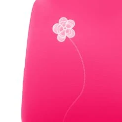 Flower Embroidery Bench Seat Covers - Rear Set - Pink(Flower Embroidery Bench Seat Covers Rear Set Pink) -FH Group FB053pink detail