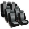 Trendy Elegance 3D Air Mesh 3 Row 7 Seater - Gray Seat Covers(Trendy Elegance 3d Air Mesh 3 Row Seat Covers Gray)