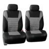 Premium 3D Air Mesh Seat Covers - Front Set Gray(Premium 3d Air Mesh Seat Covers Front Set Gray)