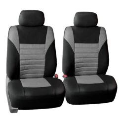 Premium 3D Air Mesh Seat Covers - Front Set Gray(Premium 3d Air Mesh Seat Covers Front Set Gray)
