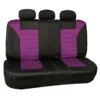 Premium 3D Air Mesh Seat Covers - Rear Purple(Premium 3d Air Mesh Seat Covers Rear Purple)