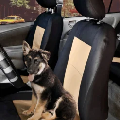 Pet Approved EVA Foam Waterproof Seat Covers - Full Set Beige(Pet Approved Eva Foam Waterproof Seat Covers Full Set Beige) -FH Group FB085BEIGE114 PET 02 front