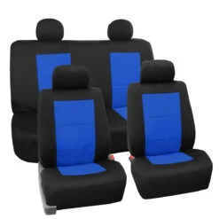 Pet Approved EVA Foam Waterproof Seat Covers - Full Set Blue(Pet Approved Eva Foam Waterproof Seat Covers Full Set Blue)