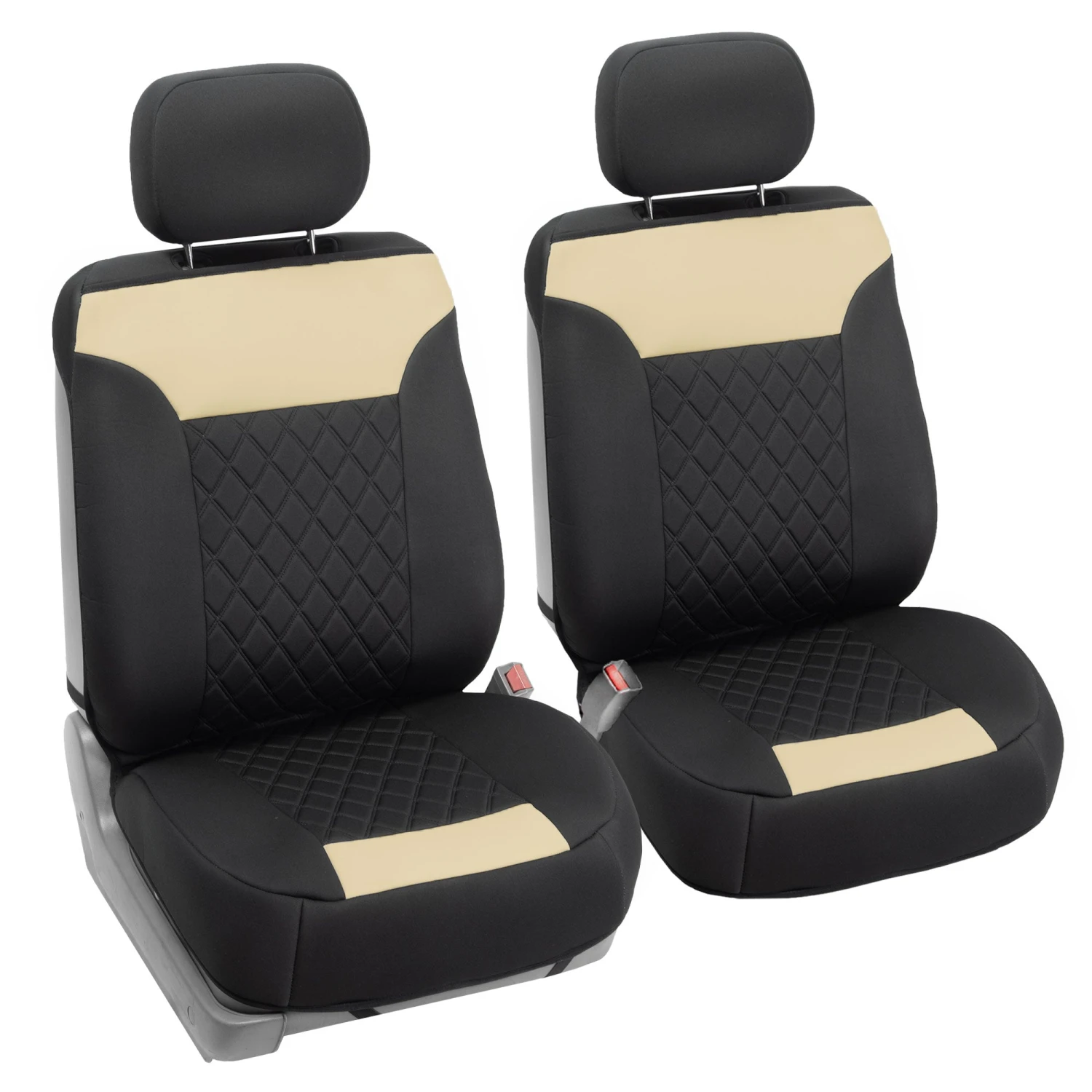 Neosupreme Quality Car Seat Cushions - Front Set Beige / Black(Neosupreme Quality Car Seat Cushions Front Set Beige Black) 1 Neosupreme Quality Car Seat Cushions - Front Set Beige / Black(Neosupreme Quality Car Seat Cushions Front Set Beige Black)