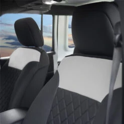 Neosupreme Quality Car Seat Cushions - Front Set Gray / Black(Neosupreme Quality Car Seat Cushions Front Set Gray Black) 7 Neosupreme Quality Car Seat Cushions - Front Set Gray / Black(Neosupreme Quality Car Seat Cushions Front Set Gray Black) -FH Group FB089gray102 04