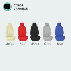 Ultraflex Neoprene Seat Covers - Front Set Solid Blue(Copy Of Neoprene Ultraflex Diamond Patterned Seat Covers Front Set Solid Blue 1) -FH Group FB091 blue 7