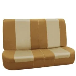 Supreme Twill Seat Covers - Rear Set Beige / Tan(Supreme Twill Seat Covers Rear Set Beige Tan) -FH Group FB101beige010