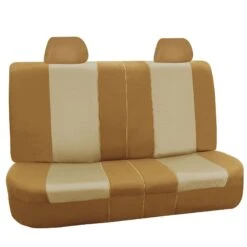 Supreme Twill Seat Covers - Rear Set Beige / Tan(Supreme Twill Seat Covers Rear Set Beige Tan)