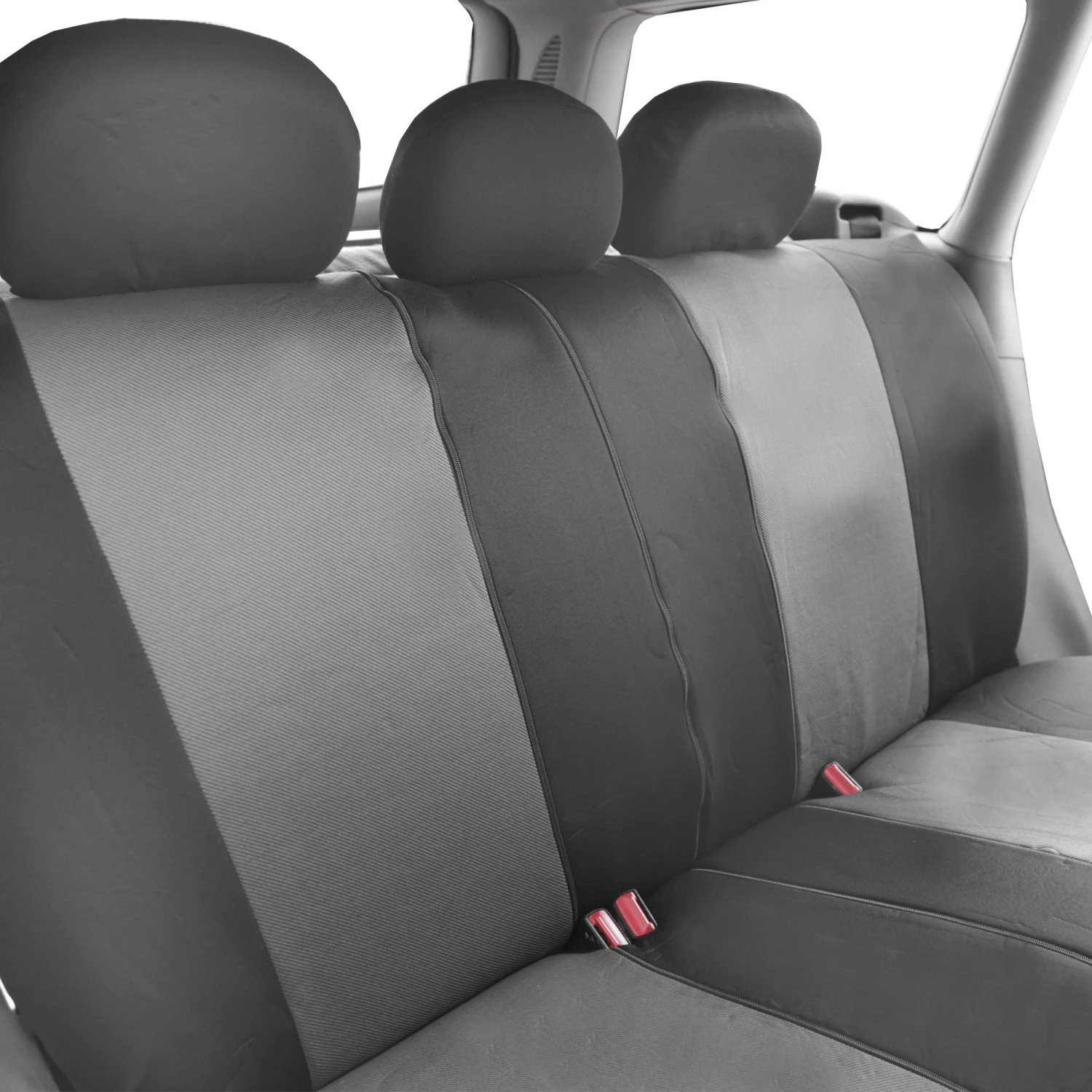 Supreme Twill Seat Covers - Rear Set Gray / Gray(Supreme Twill Seat Covers Rear Set Gray Gray) 2 Supreme Twill Seat Covers - Rear Set Gray / Gray(Supreme Twill Seat Covers Rear Set Gray Gray) - Image 2