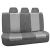Supreme Twill Seat Covers - Rear Set Gray / Gray(Supreme Twill Seat Covers Rear Set Gray Gray)