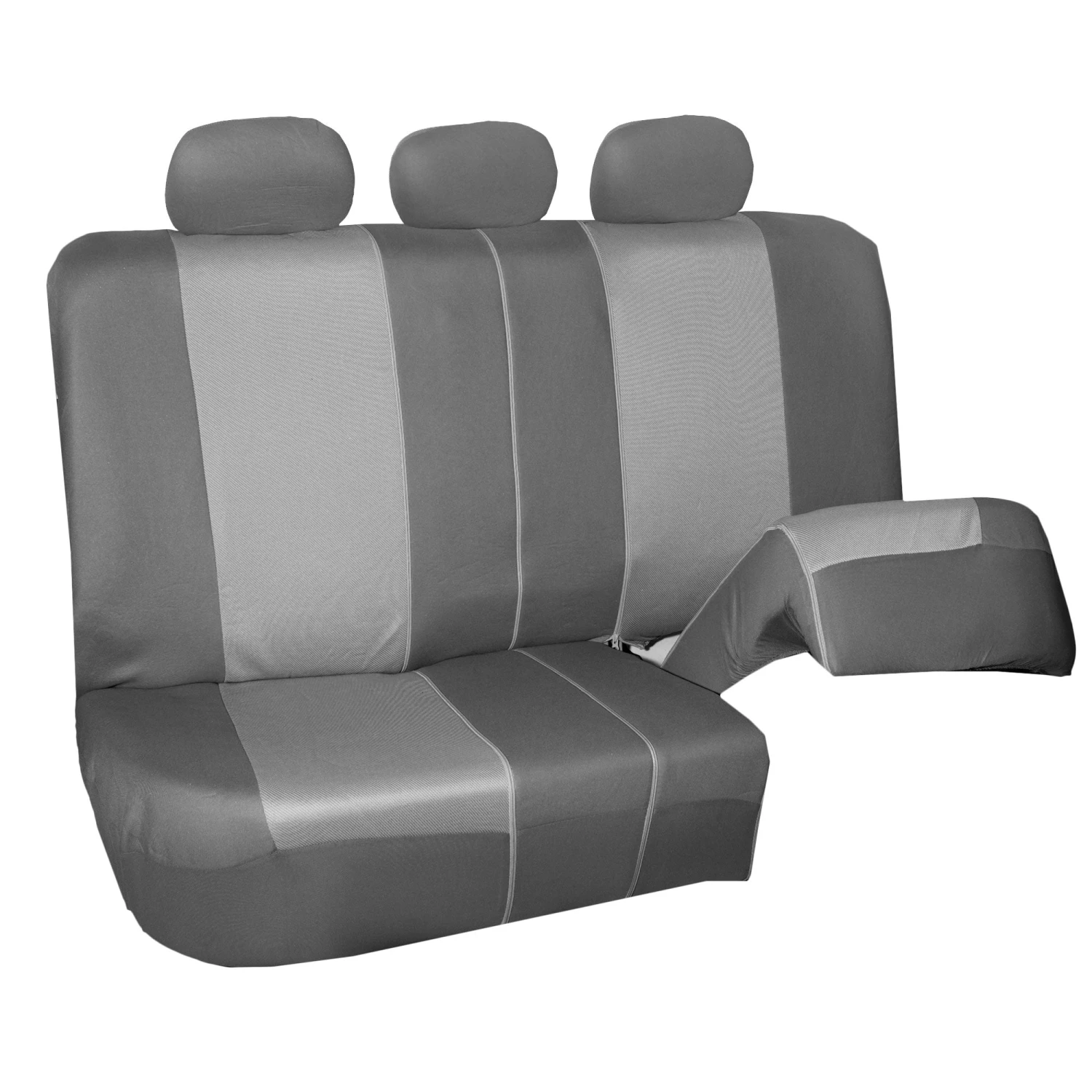 Supreme Twill Seat Covers - Rear Set Gray / Gray(Supreme Twill Seat Covers Rear Set Gray Gray) 9 Supreme Twill Seat Covers - Rear Set Gray / Gray(Supreme Twill Seat Covers Rear Set Gray Gray) - Image 9