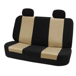Classic Cloth Seat Covers - Rear Beige(Classic Cloth Seat Covers Rear Beige)