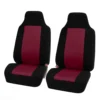 Classic Cloth Seat Covers - Front Set Burgundy(Classic Cloth Seat Covers Front Set Burgundy)