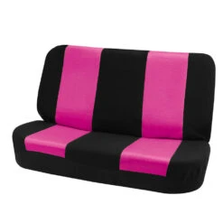 Classic Cloth Seat Covers - Rear Pink(Classic Cloth Seat Covers Rear Pink) -FH Group FB102pink 010