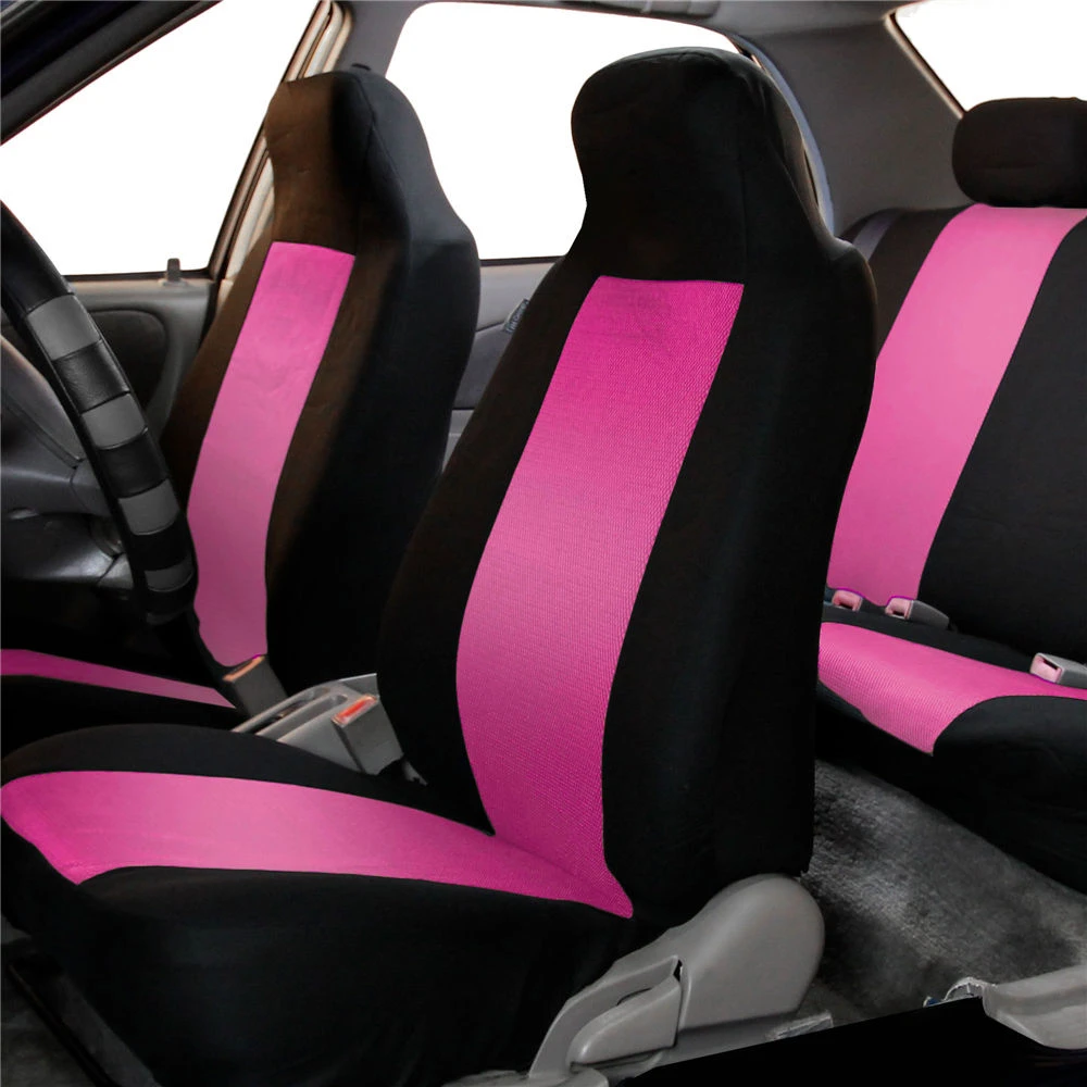 Classic Cloth Seat Covers - Front Set Pink(Classic Cloth Seat Covers Front Set Pink) 2 Classic Cloth Seat Covers - Front Set Pink(Classic Cloth Seat Covers Front Set Pink) - Image 2
