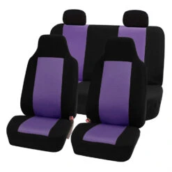 Classic Cloth Seat Covers - Full Set Purple(Classic Cloth Seat Covers Full Set Purple)