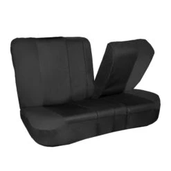 Neo-Modern Neoprene Seat Covers Rear Set - Black(Neo Modern Neoprene Seat Covers Rear Set Black) -FH Group FB116black010 split1