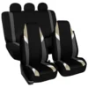 Supreme Modernistic Car Seat Covers - Full Set Beige(Supreme Modernistic Car Seat Covers Full Set Beige)