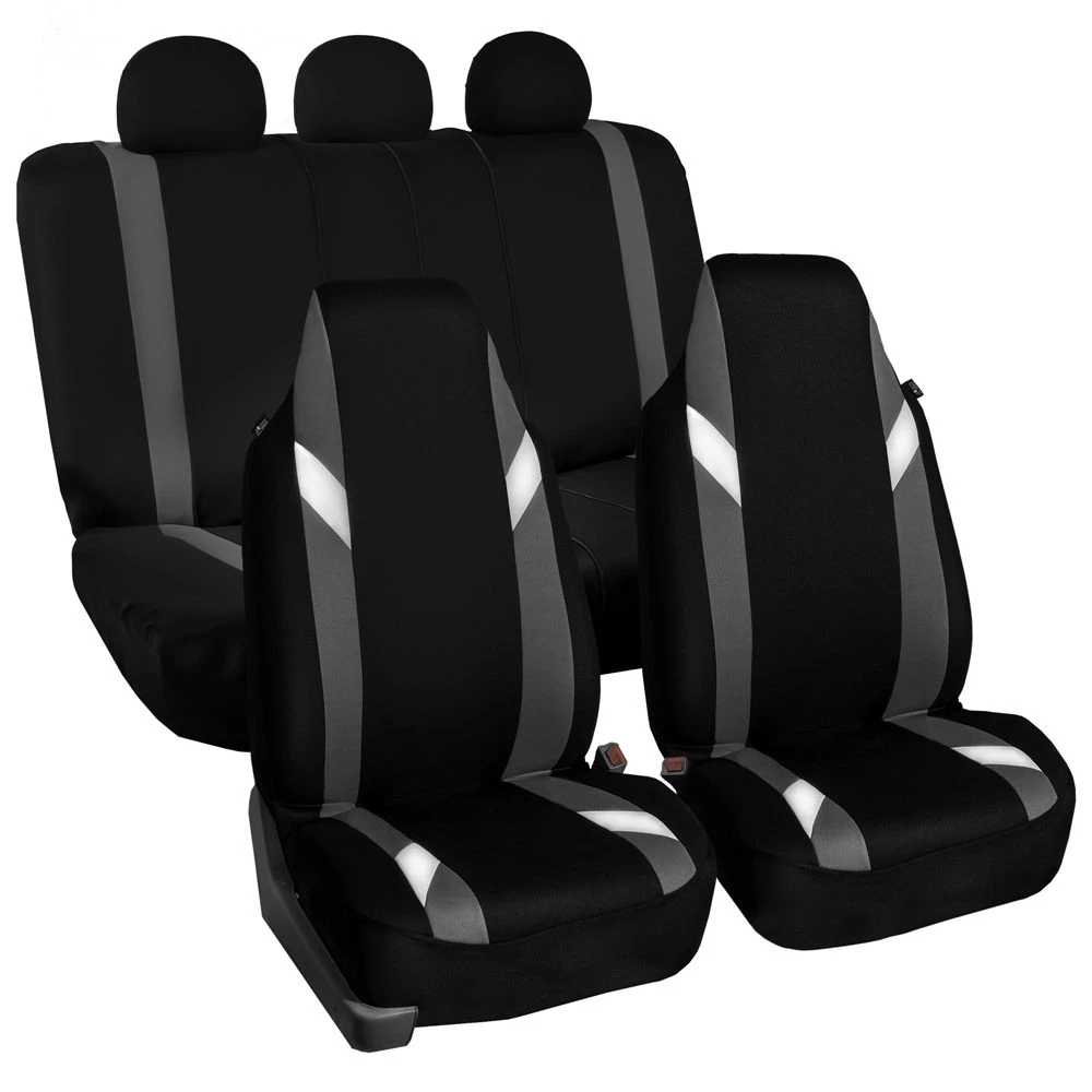 Supreme Modernistic Car Seat Covers - Full Set Gray(Supreme Modernistic Car Seat Covers Full Set Gray) 1 Supreme Modernistic Car Seat Covers - Full Set Gray(Supreme Modernistic Car Seat Covers Full Set Gray)