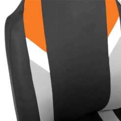 Supreme Modernistic Car Seat Covers - Full Set Orange(Supreme Modernistic Car Seat Covers Full Set Orange) -FH Group FB133115orange 04