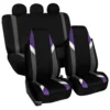 Supreme Modernistic Car Seat Covers - Full Set Purple(Supreme Modernistic Car Seat Covers Full Set Purple)