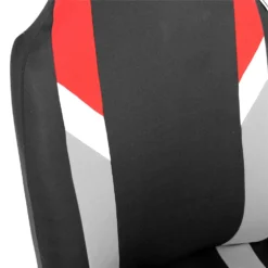 Supreme Modernistic Car Seat Covers - Full Set Red(Supreme Modernistic Car Seat Covers Full Set Red) -FH Group FB133115red 04