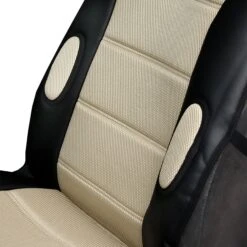 Leatherette Cushion Pads With 3D Air Mesh - Front - Beige(Leatherette Cushion Pads With 3d Air Mesh Front Beige) 11 Leatherette Cushion Pads With 3D Air Mesh - Front - Beige(Leatherette Cushion Pads With 3d Air Mesh Front Beige) -FH Group FB202beige detail