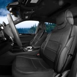 Leatherette Cushion Pads With 3D Air Mesh - Front - Black(Leatherette Cushion Pads With 3d Air Mesh Front Black) 9 Leatherette Cushion Pads With 3D Air Mesh - Front - Black(Leatherette Cushion Pads With 3d Air Mesh Front Black) -FH Group FB202black 1