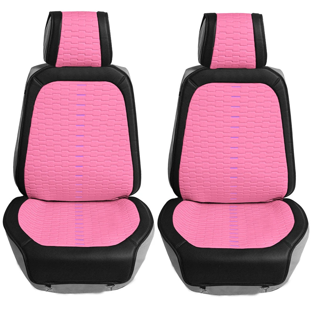 Colorful Ultra Car Seat Cushions - Front Set Pink(Colorful Ultra Car Seat Cushions Front Set Pink) 1 Colorful Ultra Car Seat Cushions - Front Set Pink(Colorful Ultra Car Seat Cushions Front Set Pink)
