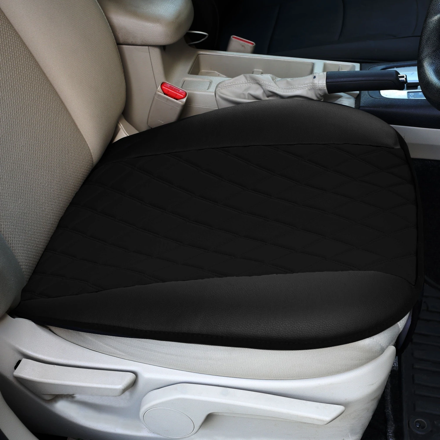 Faux Leather And NeoSupreme Seat Cushion Pad - Front Set Black(Faux Leather And Neosupreme Seat Cushion Pad Front Set Black) 2 Faux Leather And NeoSupreme Seat Cushion Pad - Front Set Black(Faux Leather And Neosupreme Seat Cushion Pad Front Set Black) - Image 2