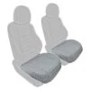 Faux Leather Seat Cushion Pad - 2 Piece Front Set Gray(Faux Leather Seat Cushion Pad 2 Piece Front Set Gray)