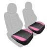 Faux Leather Seat Cushion Pad - 2 Piece Front Set Pink(Faux Leather Seat Cushion Pad 2 Piece Front Set Pink)