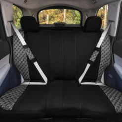 We Are Young Life Is Fun Checker Printed Seat Covers, Floor Mats, And Steering Wheel Cover - Black Combo Full Set(We Are Young Life Is Fun Checker Printed Seat Covers Floor Mats And Steering Wheel Cover Black Combo Full Set) 12 We Are Young Life Is Fun Checker Printed Seat Covers, Floor Mats, And Steering Wheel Cover - Black Combo Full Set(We Are Young Life Is Fun Checker Printed Seat Covers Floor Mats And Steering Wheel Cover Black Combo Full Set) -FH Group LF002115 black 4 v2 1