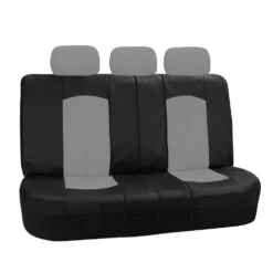 Highest Grade Faux Leather Seat Covers - Rear Gray(Highest Grade Faux Leather Seat Covers Rear Gray)