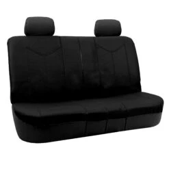 PU Leather Rome Seat Covers - Full Set Black(Pu Leather Rome Seat Covers Full Set Black) -FH Group PU009black012