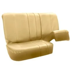Royal PU Leather Seat Covers- Rear Beige(Royal Pu Leather Seat Covers Rear Beige) -FH Group PU103beige010 split2