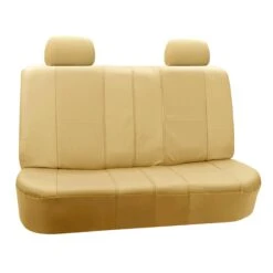 Royal PU Leather Seat Covers- Rear Beige(Royal Pu Leather Seat Covers Rear Beige) -FH Group PU103beige012