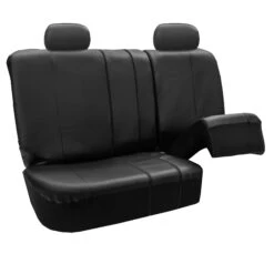 Royal PU Leather Seat Covers- Rear Black(Royal Pu Leather Seat Covers Rear Black) 19 Royal PU Leather Seat Covers- Rear Black(Royal Pu Leather Seat Covers Rear Black) -FH Group PU103black012 split2