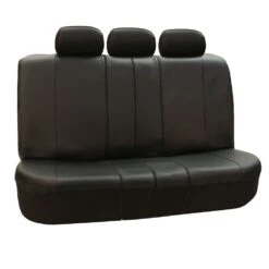 Royal PU Leather Seat Covers- Rear Black(Royal Pu Leather Seat Covers Rear Black)
