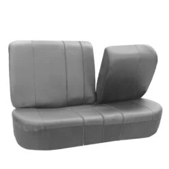Royal PU Leather Seat Covers- Rear Gray(Royal Pu Leather Seat Covers Rear Gray) -FH Group PU103gray010 split1