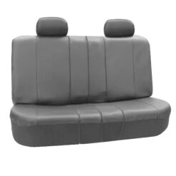 Royal PU Leather Seat Covers- Rear Gray(Royal Pu Leather Seat Covers Rear Gray) -FH Group PU103gray012