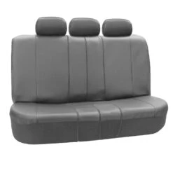 Royal PU Leather Seat Covers- Rear Gray(Royal Pu Leather Seat Covers Rear Gray)