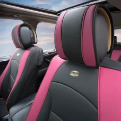 Ultra Comfort Deluxe Leatherette Seat Cushions - Full Set Pink(Ultra Comfort Deluxe Leatherette Seat Cushions Full Set Pink) -FH Group PU205115PINK pink 03